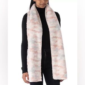 New JENNI Printed multi Sherpa Scarf women accessories